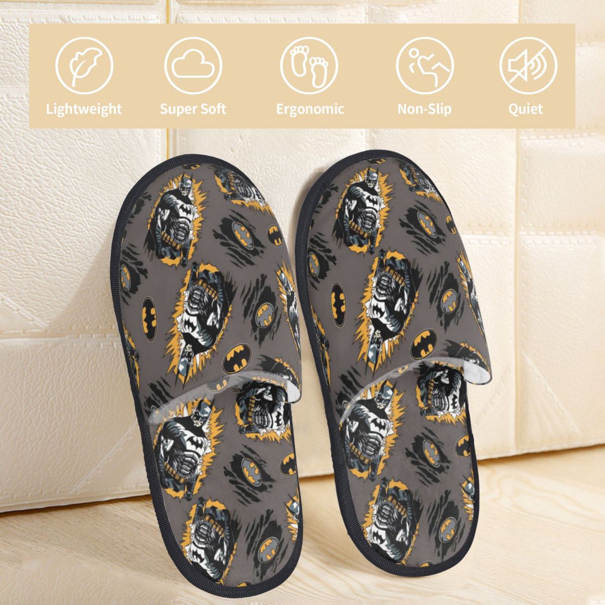 Batmanes Indoor Slippers with  - Insole Memory Foam ulasan dan harga