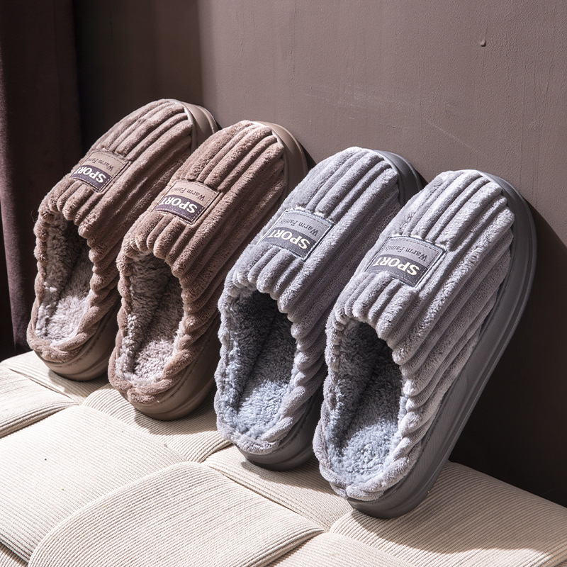 2026 Winter Men's Striped Sued - Insole Memory Foam ulasan dan harga